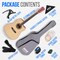Pyle Full Size Acoustic Guitar Kit, Steel String, Dreadnought Cutaway, with Capo, Upgraded Gig Bag PGA480NT - alternate 4